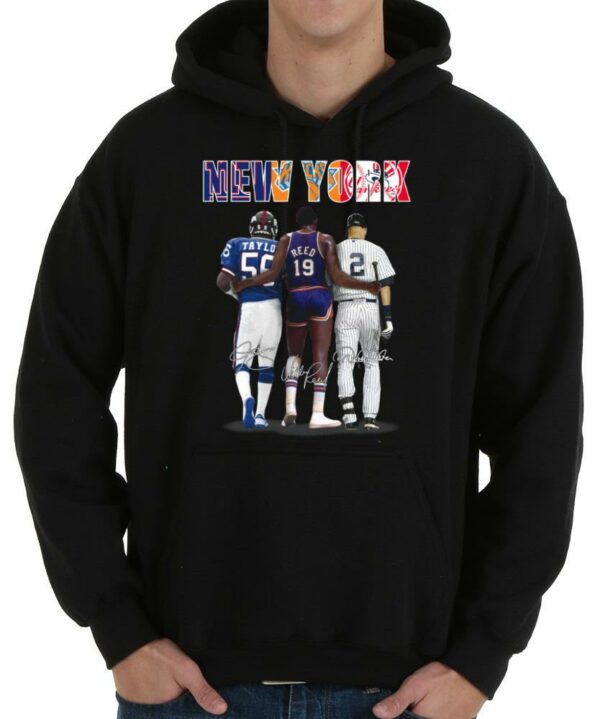 Pretty New York Best Player Reed Taylor Shirt, New York Lawrence Taylor Willis Reed Babe Ruth Shirt 4