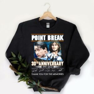 Pretty Point Break 30th Anniversary 1991-2021 Signatures Thank You For The Memories Shirt, 30th Point Break Shirt 5