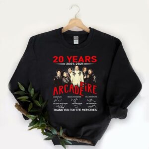 The Best 20 Years 2001 2021 Arcade Fire Thank You For The Memories Shirt, Arcade Fire Shirt Shirt 5