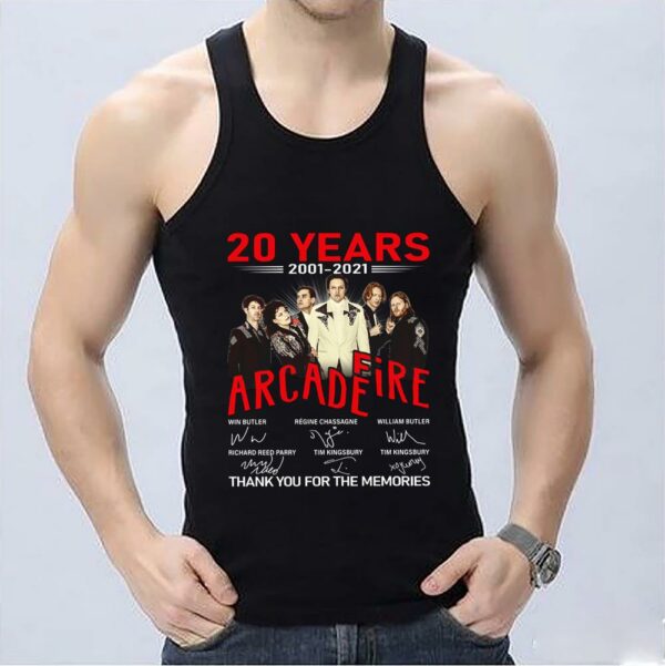 The Best 20 Years 2001 2021 Arcade Fire Thank You For The Memories Shirt, Arcade Fire Shirt Shirt 3