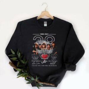 The Best 38 Bon Jovi 1983 2021 Thank You For The Memories 2022 Shirt, 38 Bon Jovi Shirt 5