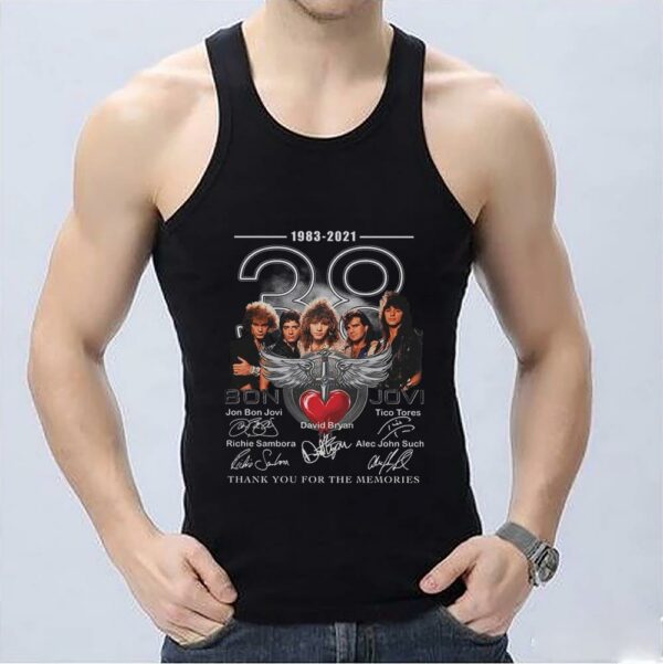 The Best 38 Bon Jovi 1983 2021 Thank You For The Memories 2022 Shirt, 38 Bon Jovi Shirt 3