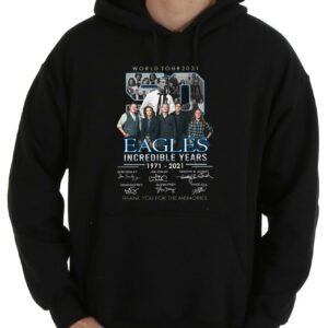 The Best 50 World Tour 2021 Eagles Incredible Years 1971 2021 Thank Memories Shirt, Eagles Incredible 50 Years Signatures Shirt 7