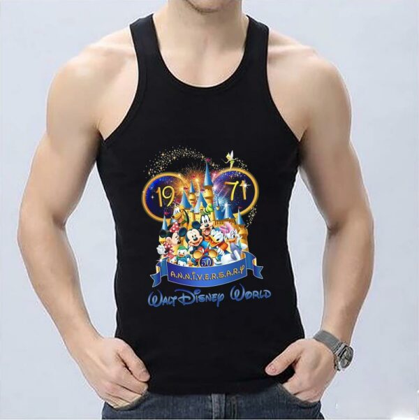 The Best Disney 50th Mickey Mouse Donald Duck Goofy Pluto Dog Funny Shirt, Mickey Ears Disney World 50th Shirt 3
