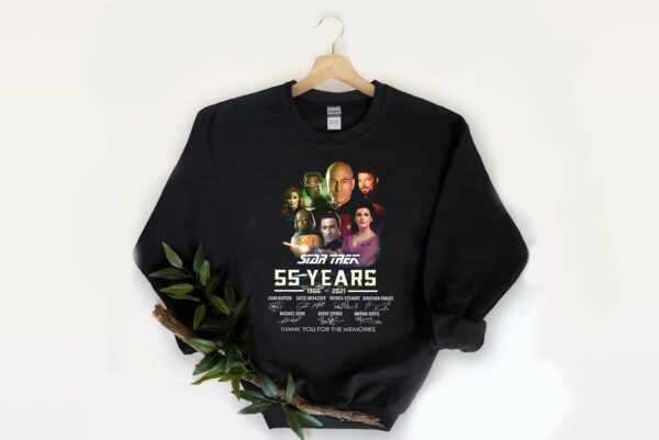 The Best Star Trek 55 Years 1966 2021 Signature Thank You For The Memories Shirt, Star Trek Shirt 2
