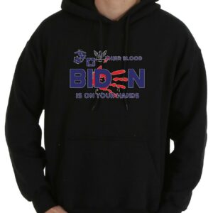 The Best United States Marine Corps Their Blood Is On Your Hands Biden Shirt, Biden Their Blood Is On Your Hands Halloween Shirt 7