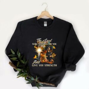 Top Dachshund The Lord Shirt, Dachshund The Lord Will Stand With You And Give You Strength Shirt 5