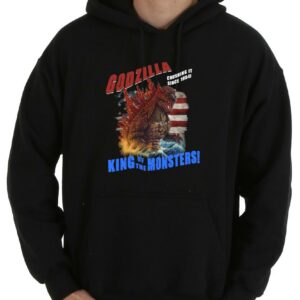 Top Godzilla King Of The Monsters And American Flag Shirt, Godzilla Crushing It Since 1954 King Of The Monsters Shirt 7