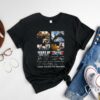 Top Los Angeles Dodgers God Family Country Yankees Signatures Shirt, God Family Dodgers American Flag Shirt 8
