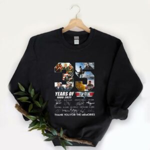 Top Gun 35 Years Of 1986-2021 Thank You For The Memories Signatures Shirt, Gun Shirt 5
