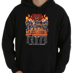 Vintage 8 Years Vikings Shirt, 8 Years 2013 2021 Vikings Character Signatures Thank You For The Memories Shirt 7