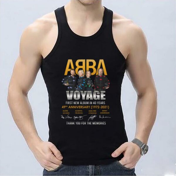 Vintage ABBA 49th Shirt, ABBA Voyage First New Album In 40 Years 49th Anniversary Shirt 3