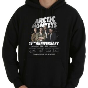 Vintage Arctic Monkeys 19th Anniversary 2002 2021 Signatures Thank You For The Memories Shirt, Arctic Monkeys Shirt 7