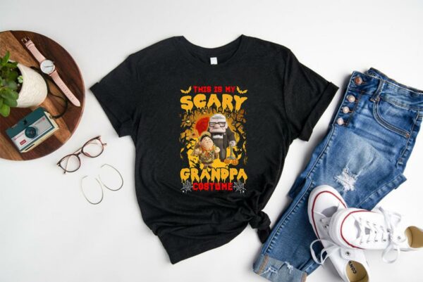 Vintage Ed Asner This Is My Scary Grandpa Costume Halloween Shirt, This Is My Scary Grandpa Shirt 1