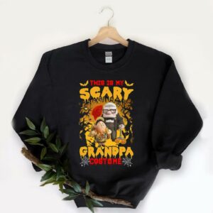 Vintage Ed Asner This Is My Scary Grandpa Costume Halloween Shirt, This Is My Scary Grandpa Shirt 5