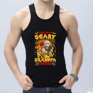Vintage Ed Asner This Is My Scary Grandpa Costume Halloween Shirt, This Is My Scary Grandpa Shirt 6