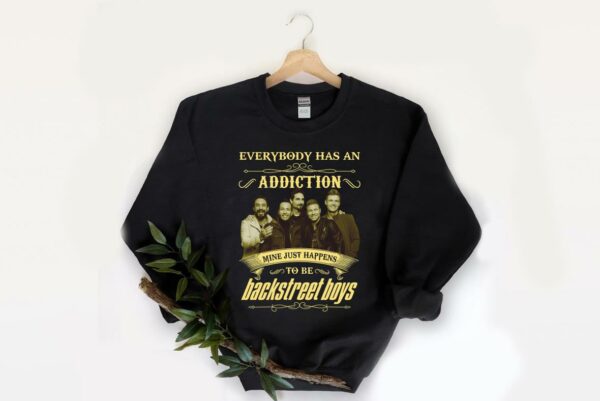 Vintage Everybody Has An Addiction Mine Just Happens To Be Backstreet Boys Shirt, Every Has Addiction BSB Shirt 2