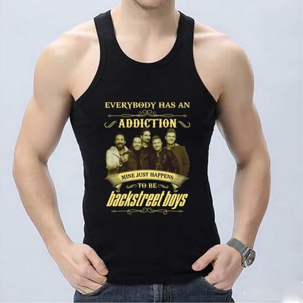 Vintage Everybody Has An Addiction Mine Just Happens To Be Backstreet Boys Shirt, Every Has Addiction BSB Shirt 3