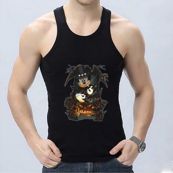 Vintage Mickey Mouse Smoking Rock Slash Shirt, Mickey Mouse Smoking Slash Pumpkin Halloween Shirt, Mickey Mouse Rock Shirt 3