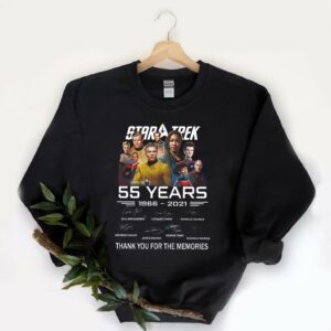 Vintage New Orleans Saints 55th Shirt, New Orleans Saints 55th Anniversary 1966 2021 Thank You For The Memories Shirt 5