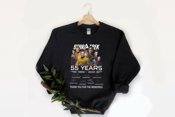 Vintage New Orleans Saints 55th Shirt, New Orleans Saints 55th Anniversary 1966 2021 Thank You For The Memories Shirt 2