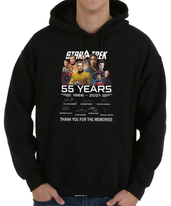 Vintage New Orleans Saints 55th Shirt, New Orleans Saints 55th Anniversary 1966 2021 Thank You For The Memories Shirt 4