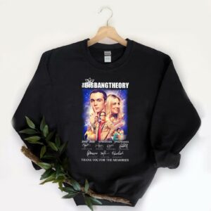 Vintage The Bigbang Theory 2007 2021 12 Seasons 279 Episodes Thank You For The Memories Shirt, The Bigbang Theory 279 Episodes Shirt 5