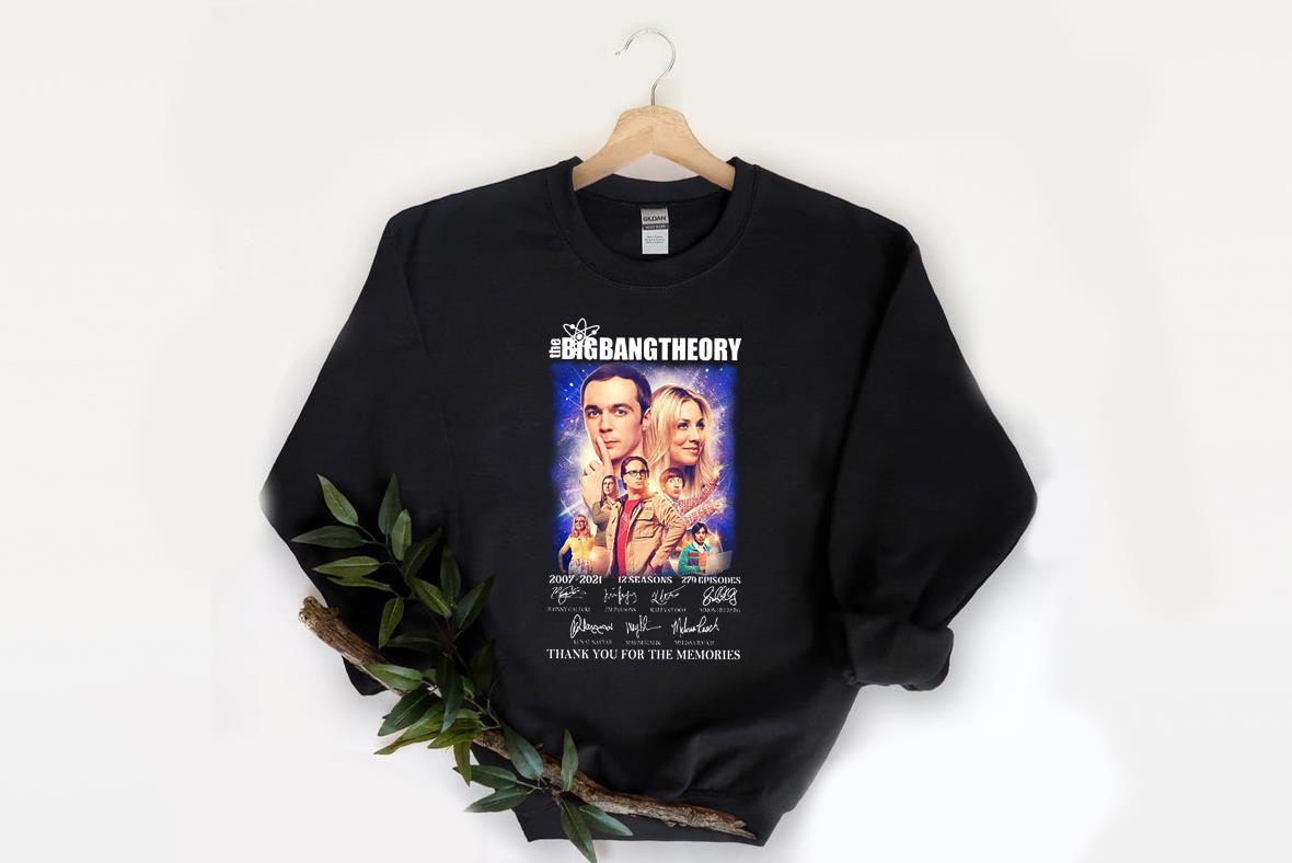 Vintage The Bigbang Theory 2007 2021 12 Seasons 279 Episodes Thank You For The Memories Shirt, The Bigbang Theory 279 Episodes Shirt Vintage The Bigbang Theory 2007 2021 12 Seasons 279 Episodes Thank You For The Memories Shirt, The Bigbang Theory 279 Episodes Shirt 2