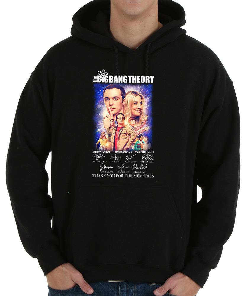 Vintage The Bigbang Theory 2007 2021 12 Seasons 279 Episodes Thank You For The Memories Shirt, The Bigbang Theory 279 Episodes Shirt