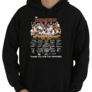 Vintage The Redskins 90th Anniversary 1932-2022 Thank You For The Memories Signatures Shirt, 90th Anniversary The Redskin Shirt 7