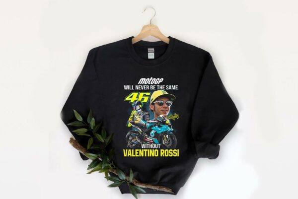 Vintage VR46 Shirt, Motogp Will Never Be The Same Without Valentino Rossi Signature Shirt, 46 Valentino Rossi Shirt 2