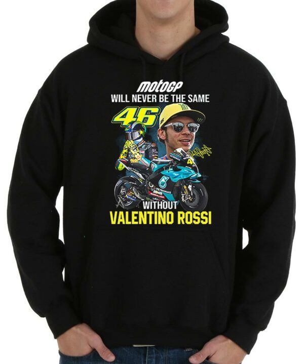 Vintage VR46 Shirt, Motogp Will Never Be The Same Without Valentino Rossi Signature Shirt, 46 Valentino Rossi Shirt 4