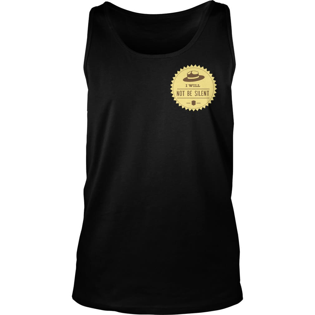 Smokey says resist tank top back design