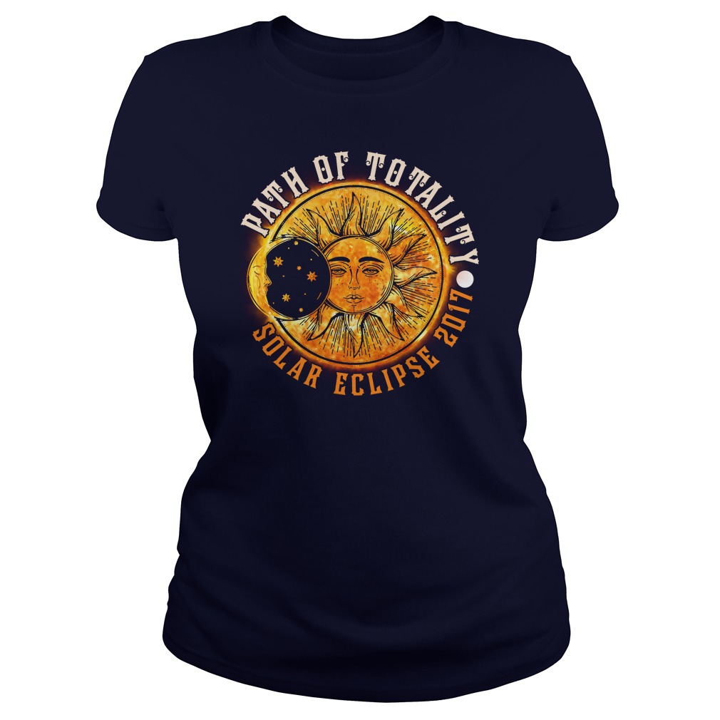 PATH OF TOTALITY SOLAR ECLIPSE 2017 LADIES TEE