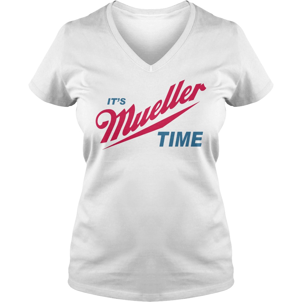Robert Mueller Time Resist Anti Trump V Neck T Shirt