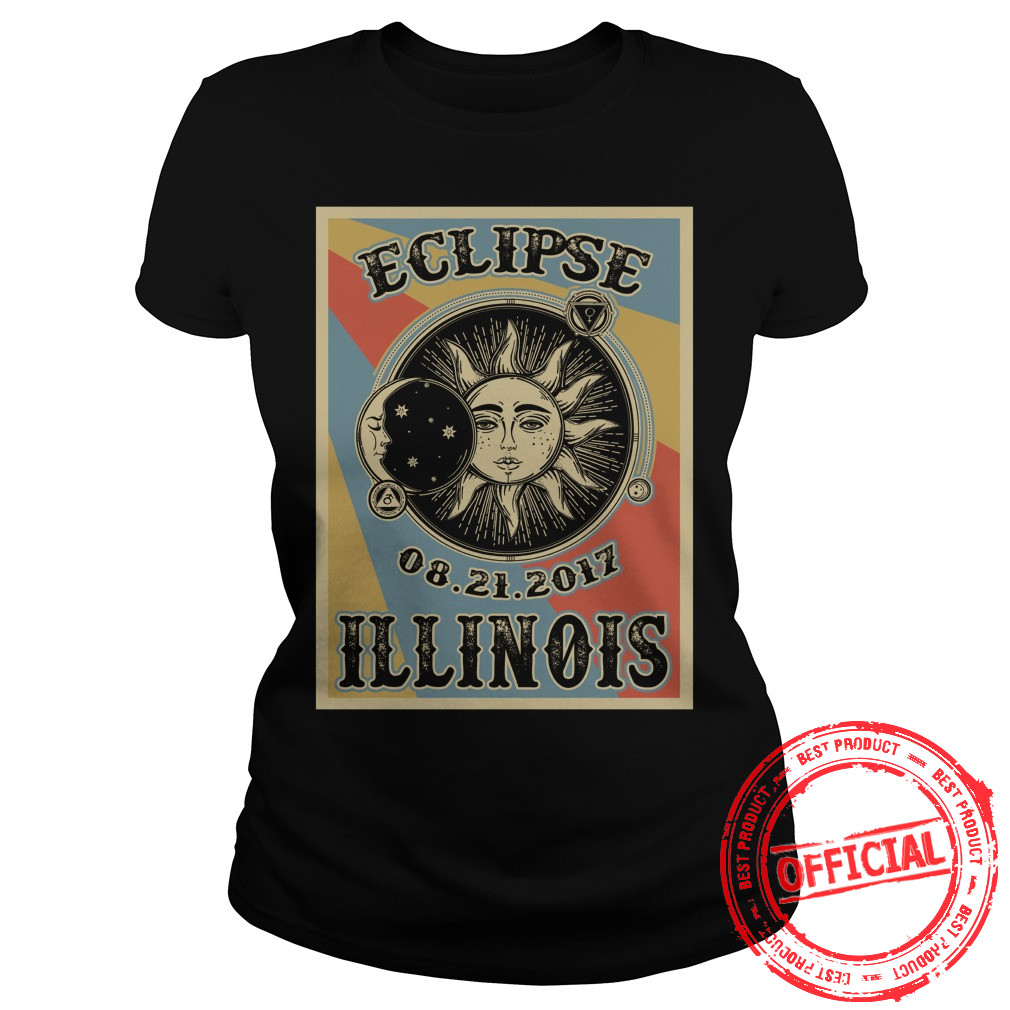 Illinois Solar Eclipse 2017 Ladies Tee