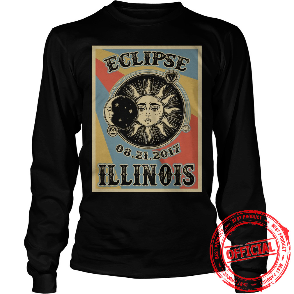 Illinois Solar Eclipse 2017 Longsleeve Tee