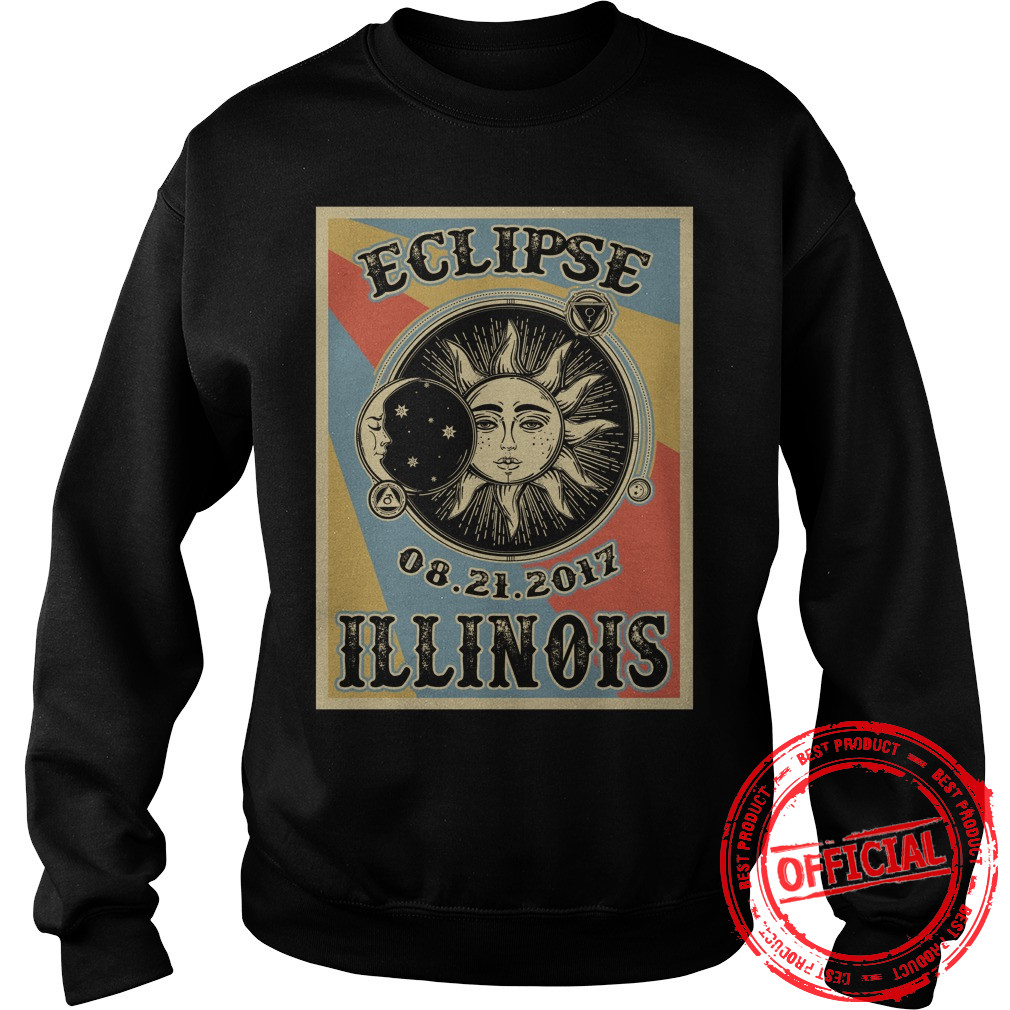 Illinois Solar Eclipse 2017 Sweat Shirt
