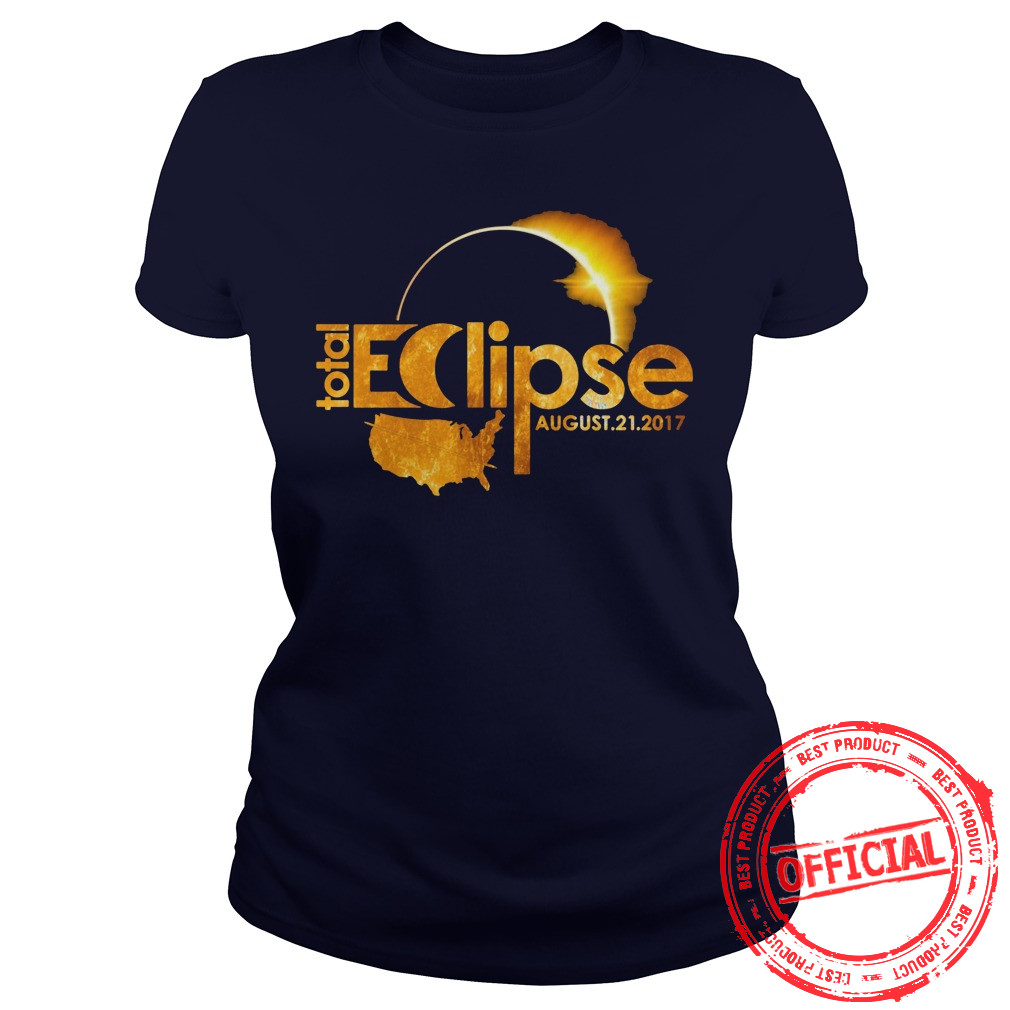 Total Solar Eclipse Astronomy Ladies Tee