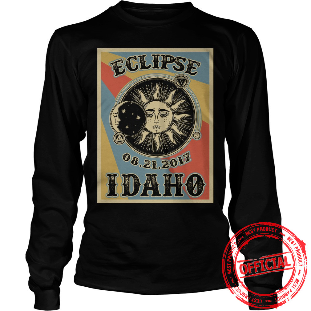 Totality Solar Eclipse 2017 In Idaho Unisex Longsleeve Tee