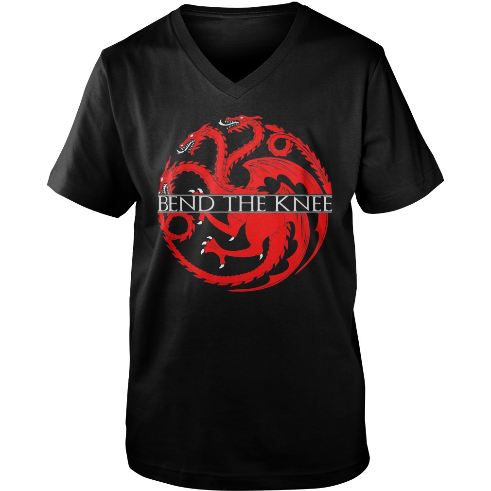 Bend Knee V Neck