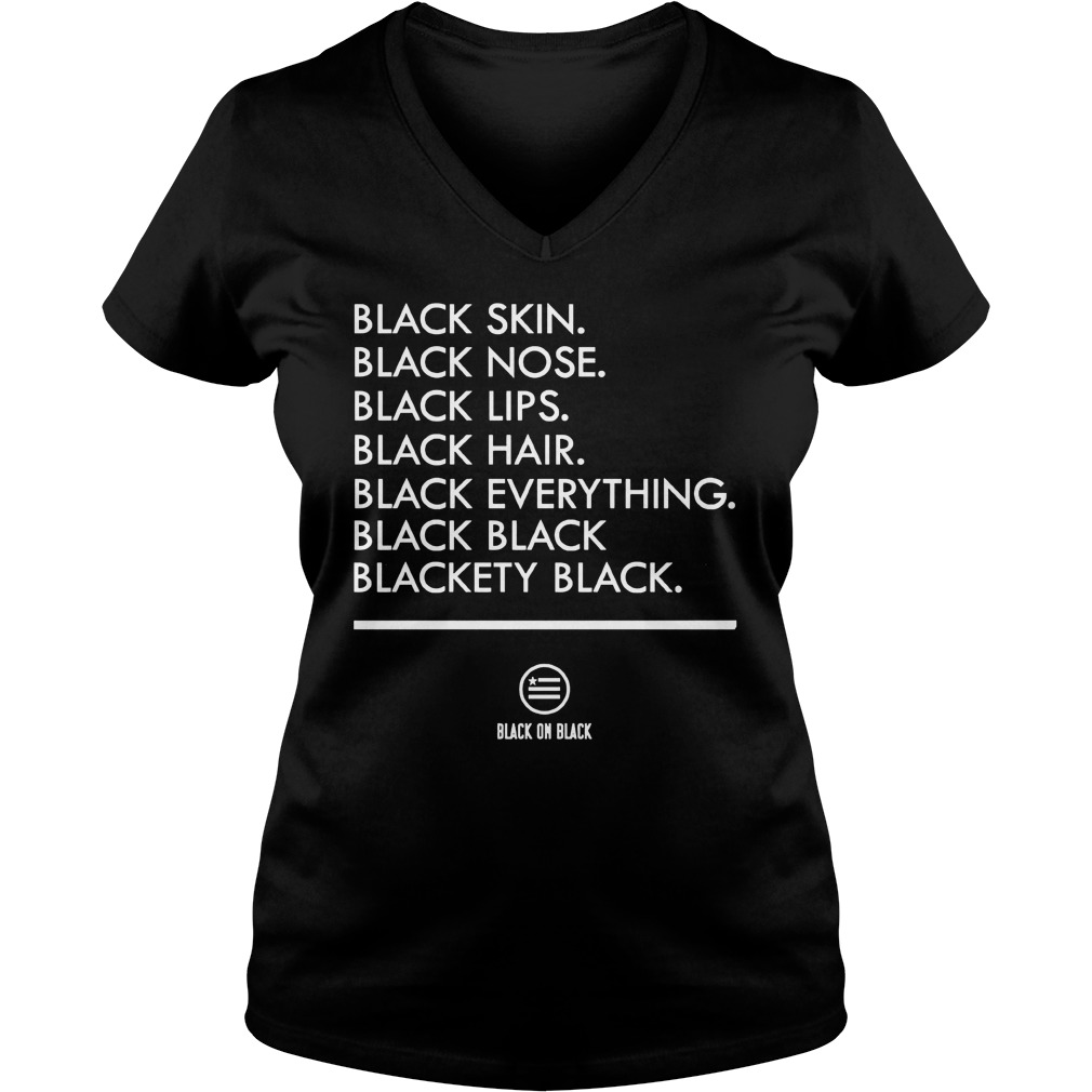 Black Black V Neck