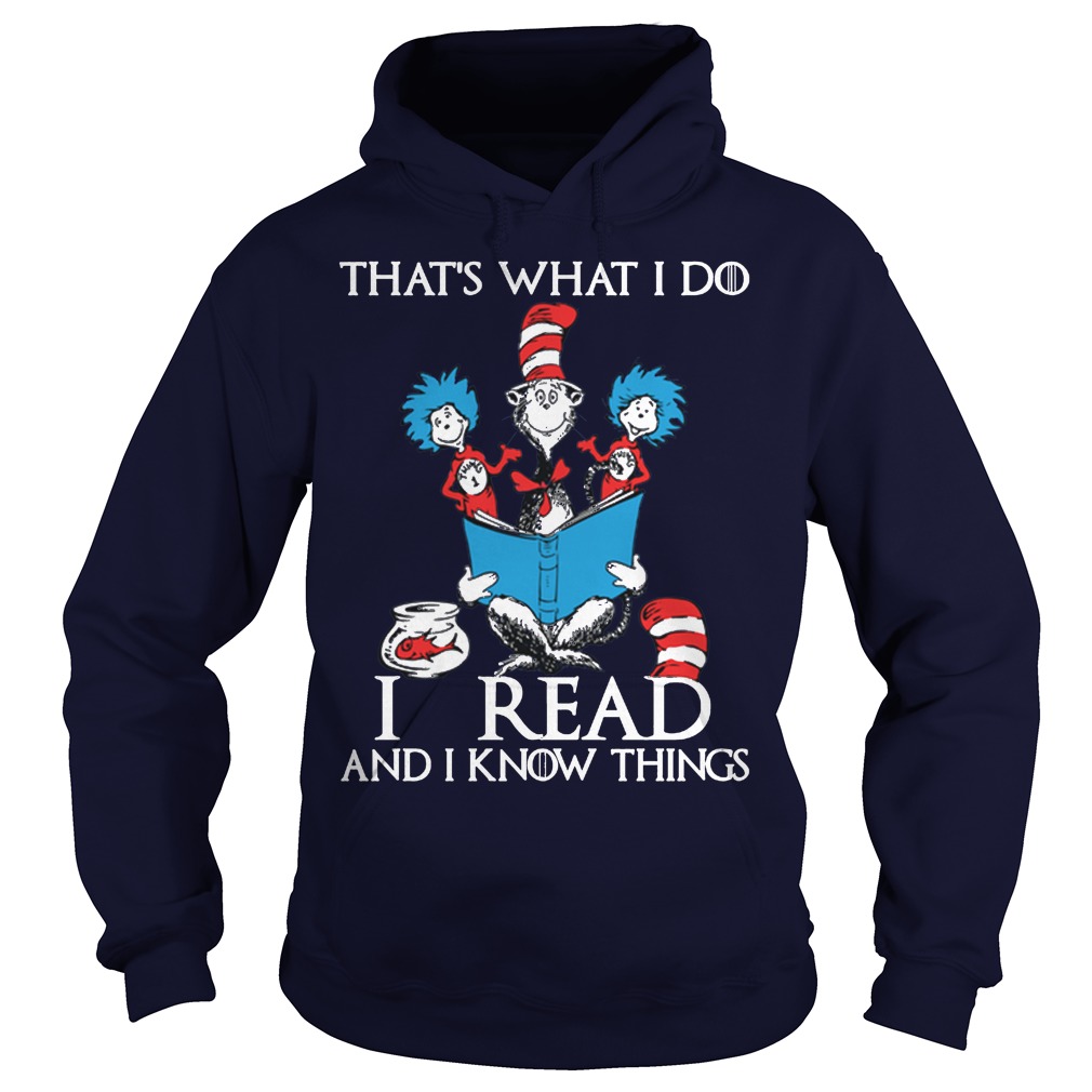 Dr Seuss Read Know Things Hoodie