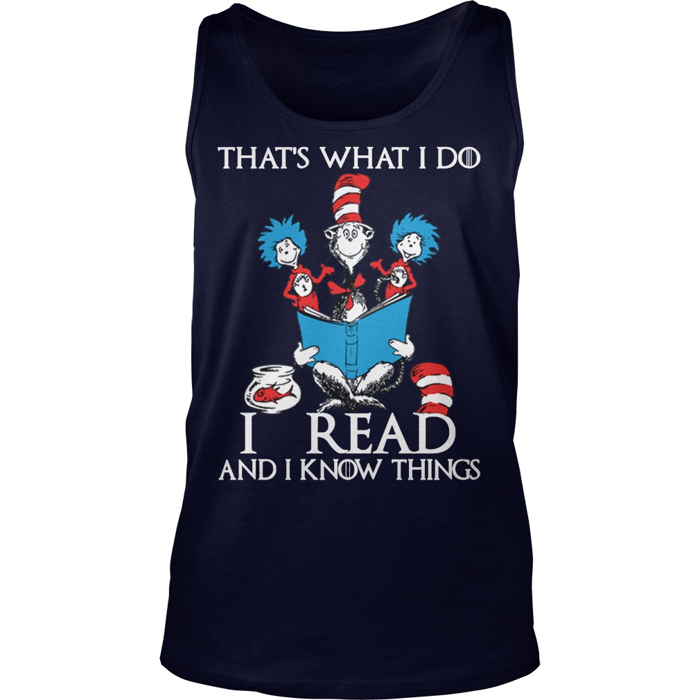 Dr Seuss Read Know Things Tank Top