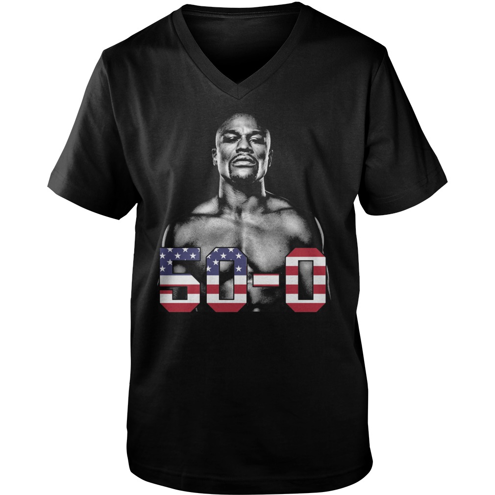 Mayweather Vs Mcgregor 50 0 V Neck