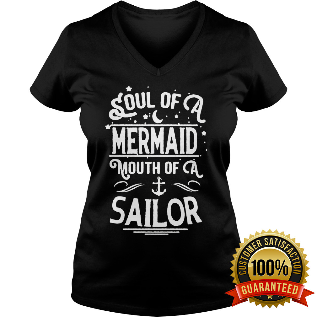 Soul Mermaid Mouth Sailor V Neck