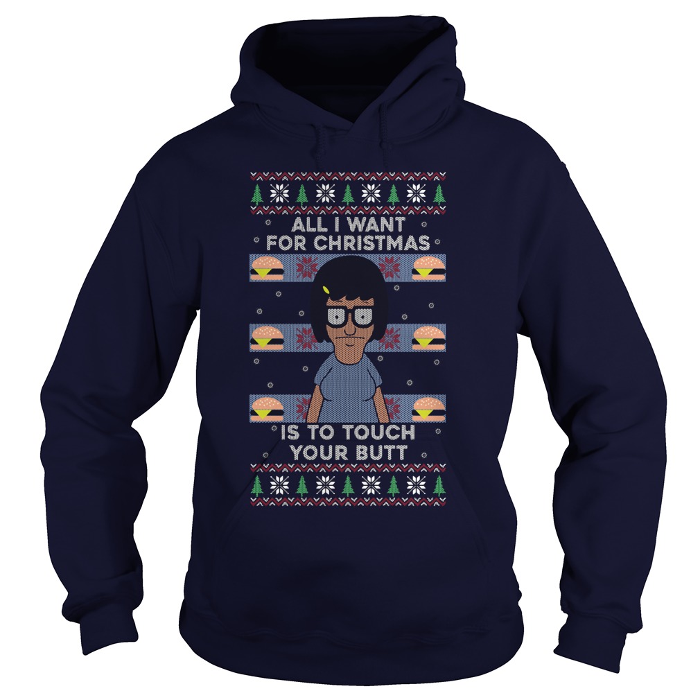All I Want For Christmas Is To Touch Your Butt Hoodie