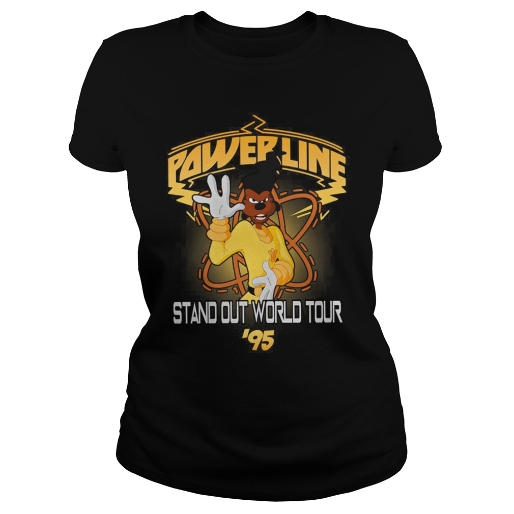 Disney Goofy Movie Powerline World Tour Ladies Tee