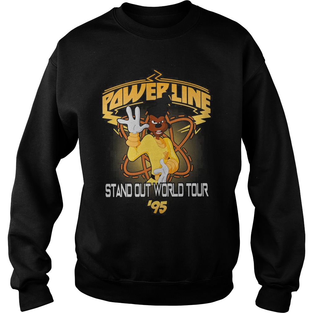 Disney Goofy Movie Powerline World Tour Sweat Shirt