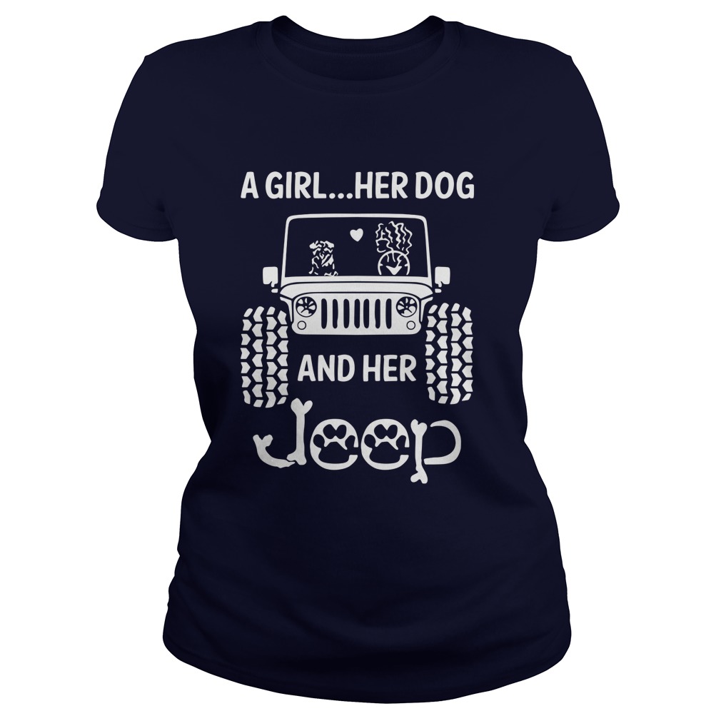 Girl Dog Jeep Ladies